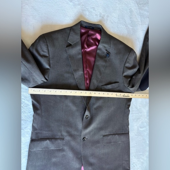 New Club Room Men's Classic-Fit Stretch Suit Blazer Jacket Size 42 L Brown - Picture 9 of 16